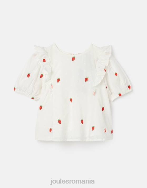 Joules fetelor blat lauren țesut cu volan 48DH318 îmbrăcăminte pată de căpșuni | Joules bags