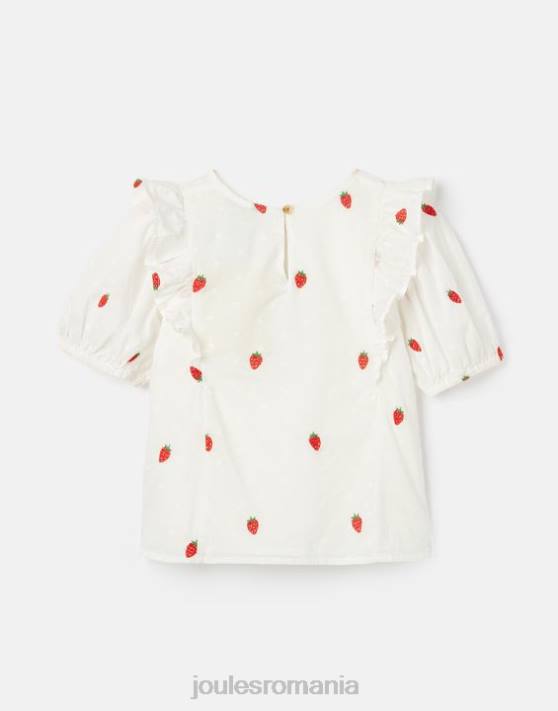 Joules fetelor blat lauren țesut cu volan 48DH318 îmbrăcăminte pată de căpșuni | Joules bags