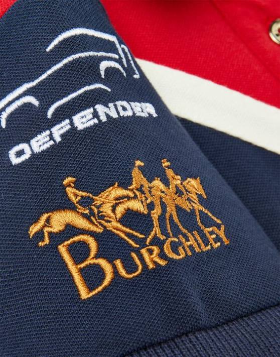 Joules fetelor tricou polo burghley 2-12 ani 48DH329 îmbrăcăminte roșu închis | Joules cizme