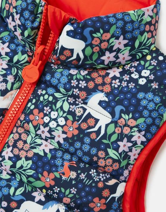 Joules fetelor vestă reversibilă flip it 2-8 ani 48DH307 îmbrăcăminte ponei | Joules Romania