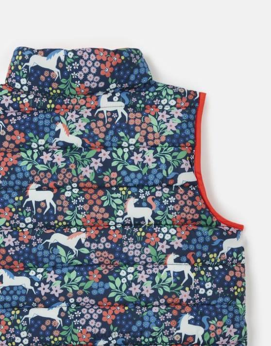 Joules fetelor vestă reversibilă flip it 2-8 ani 48DH307 îmbrăcăminte ponei | Joules Romania