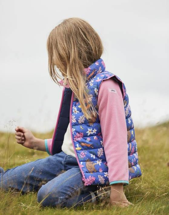 Joules fetelor vesta reversibila gruffalo flip it 1-6 ani 48DH260 îmbrăcăminte albastru | Joules cizme