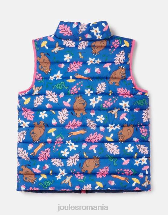 Joules fetelor vesta reversibila gruffalo flip it 1-6 ani 48DH260 îmbrăcăminte albastru | Joules cizme