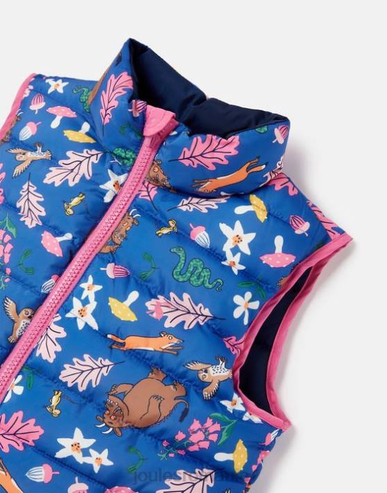 Joules fetelor vesta reversibila gruffalo flip it 1-6 ani 48DH260 îmbrăcăminte albastru | Joules cizme