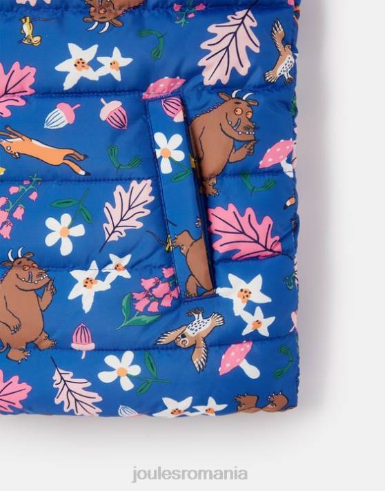 Joules fetelor vesta reversibila gruffalo flip it 1-6 ani 48DH260 îmbrăcăminte albastru | Joules cizme
