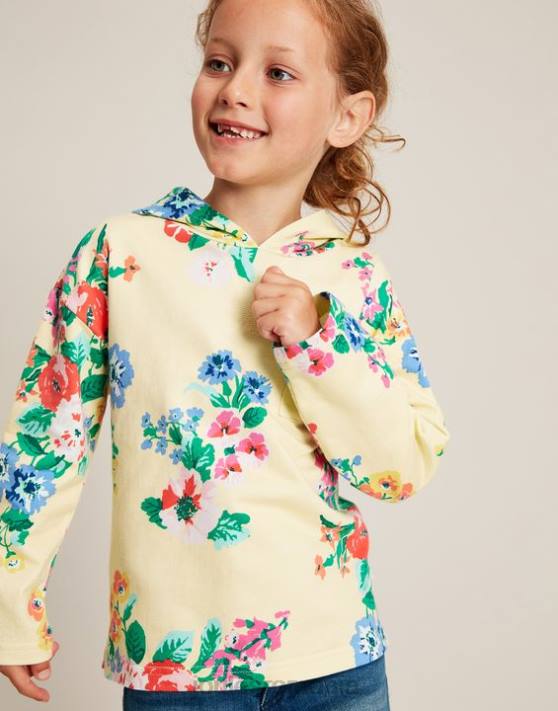 Joules fetelor hanoraș ușor deasupra capului abbie 2-12 ani 48DH282 îmbrăcăminte galben pastel | Joules bags