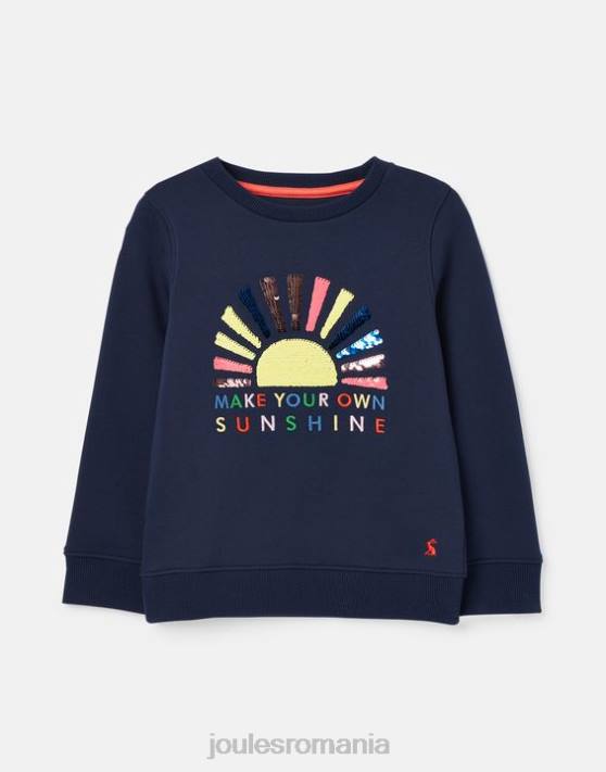 Joules fetelor hanorac mackenzie 5-12 ani 48DH264 îmbrăcăminte soare albastru | Joules bags