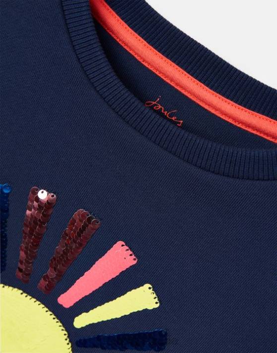 Joules fetelor hanorac mackenzie 5-12 ani 48DH264 îmbrăcăminte soare albastru | Joules bags