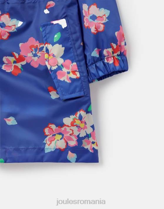 Joules fetelor geaca golightly 2-12 ani 48DH305 îmbrăcăminte albastru floral | Joules cizme