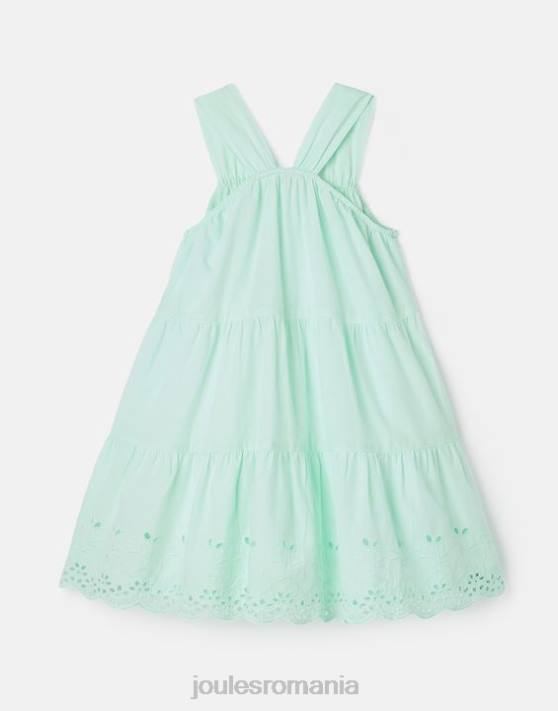 Joules fetelor rochie midi cu etaje kiki 2-12 ani 48DH278 îmbrăcăminte albastru pal | Joules cizme
