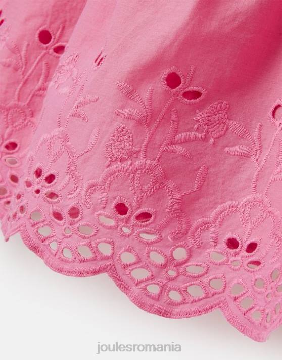 Joules fetelor rochie midi cu etaje kiki 2-12 ani 48DH294 îmbrăcăminte roz aurora | Joules bags
