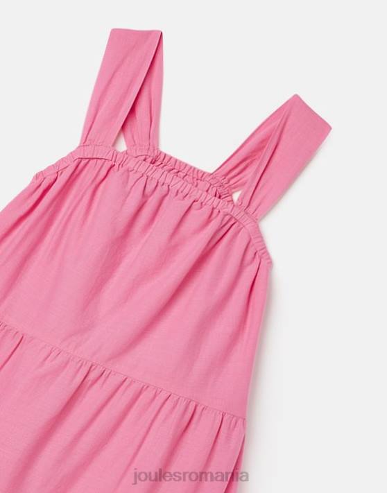 Joules fetelor rochie midi cu etaje kiki 2-12 ani 48DH294 îmbrăcăminte roz aurora | Joules bags