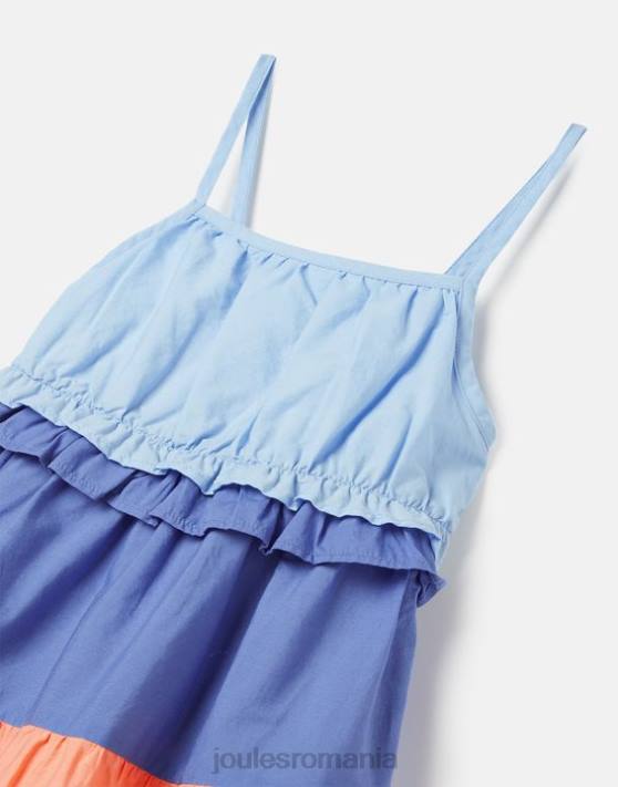 Joules fetelor rochie theadora trapez 5-12 ani 48DH314 îmbrăcăminte bloc de culoare | Joules cizme