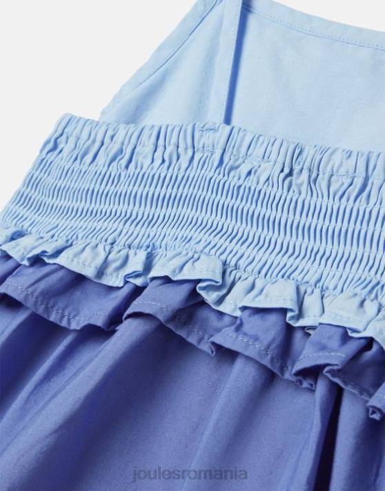 Joules fetelor rochie theadora trapez 5-12 ani 48DH314 îmbrăcăminte bloc de culoare | Joules cizme