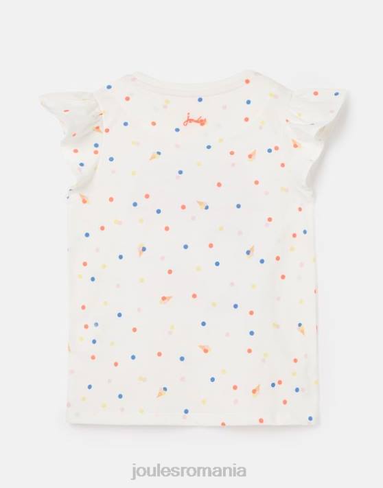 Joules fetelor tricou flutter astra 2-8 ani 48DH306 îmbrăcăminte loc de inghetata | Joules bags