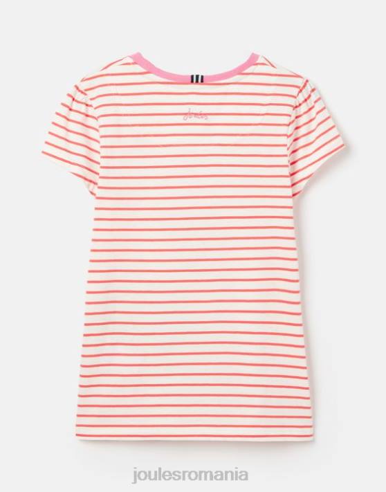 Joules fetelor tricou serigrafiat pixie 2-12 ani 48DH259 îmbrăcăminte câine dungă | Joules Romania